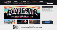 Desktop Screenshot of myrock105.com